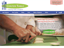 Tablet Screenshot of centertable.com